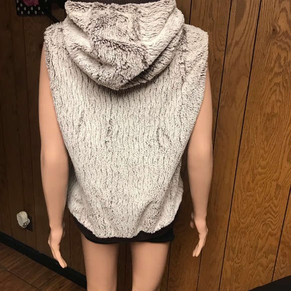 Patagonia" Fleece Conejo .Vest Brown.L Good Condition - Picture 3 of 12